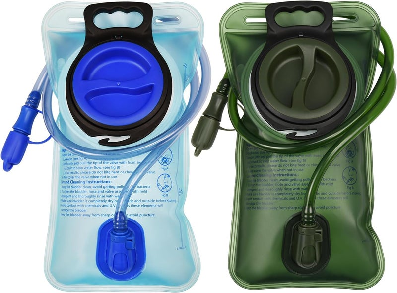 Mdvora 1.5L/2L/2.5L/3L Hydration Bladder, Large Opening Water Storage Bladder Bag, for Cycling Hiking Camping - Image 1